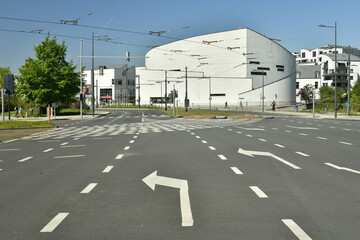 Autoroute sans voiture pendant le premier confinement de la crise sanitaire du COVID 19 &agrave; Woluwe-St-Lambert 