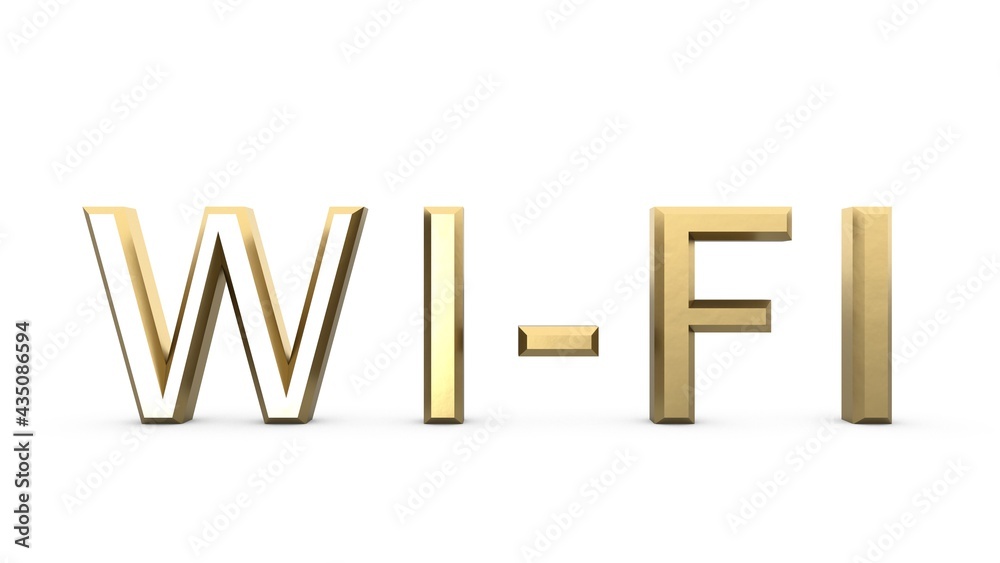 Poster gold 3d text 