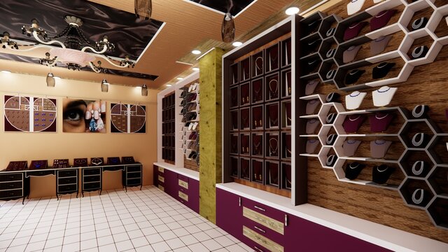 interior of a restaurant .3d render of restaurant with beautiful lights and attractive interior design.