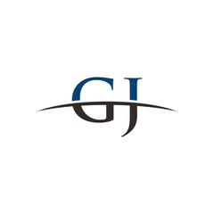 Initial letter GZ, overlapping movement swoosh horizon, company logo design inspiration