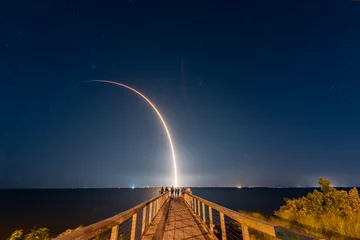 Selbstklebende Fototapete Nasa SpaceX Starlink L-27