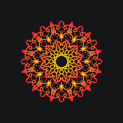 abstract floral ornament