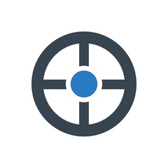 Fototapeta premium Aim target icon