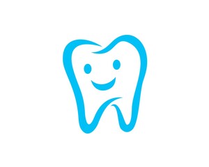 smile dental line simple logo