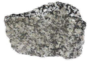 granite from Hauzenberg, Germany isolated on white background