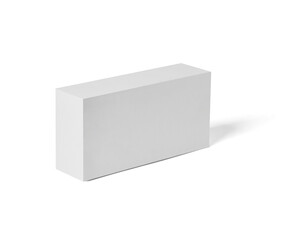 white box package mock up template product background design container cardboard blank paper pack