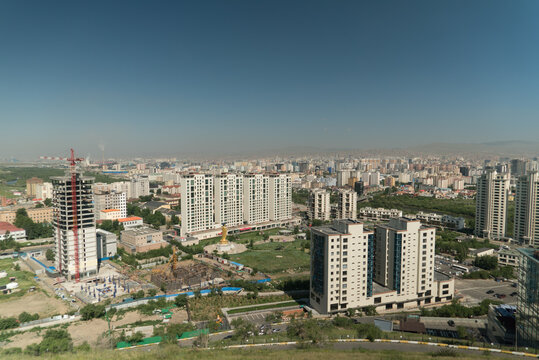 uhlan bator capital of mongolia view from the observation deck