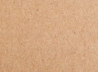 Beige recycled craft paper texture as a background. Brown paper texture, old paper grunge background, vintage page or grunge vignette wrapping. Empty background.