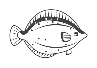 fish animal sketch