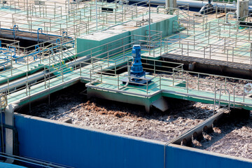 Waste water treatment ponds from industrial plants