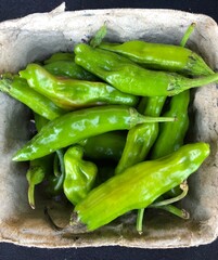Padron peppers at the farmer's market
