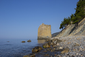 Beautiful landscape along the Black Sea coast