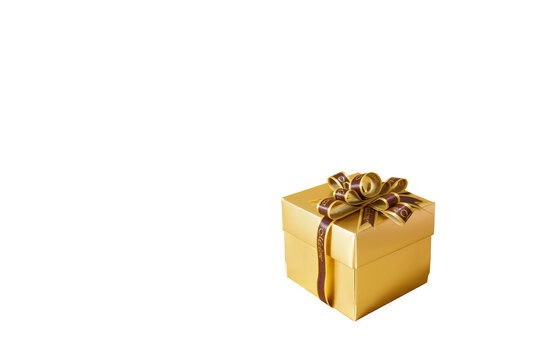 little gold gift box