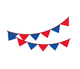 Obraz premium pennants decoration festive