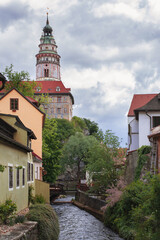 13th century castle in the cozy little town of Cesky Krumlov in the Renaissance Baroque style
