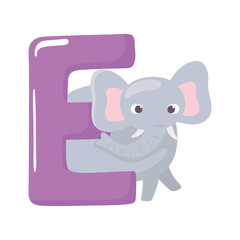 elephant animal alphabet
