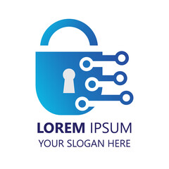 lock logo design template. lock illustration vector