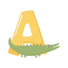 alligator animal alphabet