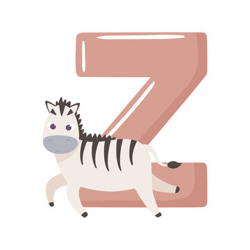 zebra animal alphabet