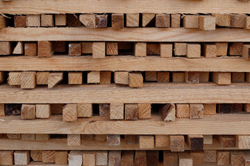 SQUARE WOODEN STICKS STACKED 2