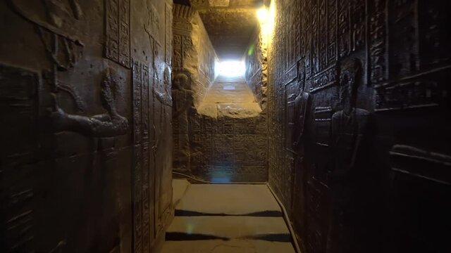 Dendera temple or Temple of Hathor. Egypt. Dendera, Denderah, is a small town in Egypt. Dendera Temple complex, one of the best-preserved temple sites from ancient Upper Egypt.