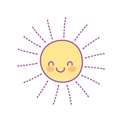 cute sun cartoon