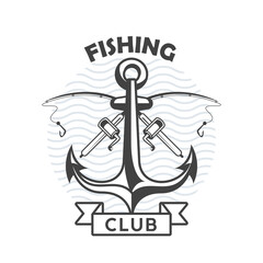 fishing club emblem