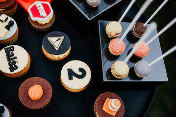 birthday decoration balloons cake first popsicles