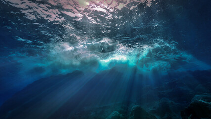 The light of God underwater