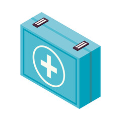 blue medical kit