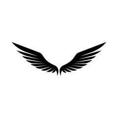Fototapeta na wymiar Falcon wing Logo Template vector