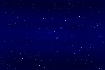 Starlight in the blue night sky