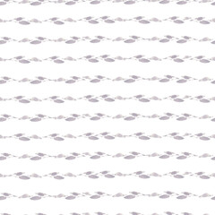 Gray Leaves Lines Pattern