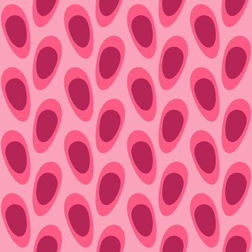 Rounded abstract seamless pattern - decorative accent for any surfaces.