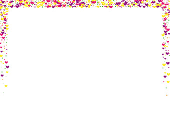 Rose Pleasure Circle Wallpaper. Pink Little Texture. Yellow Confetti Elegant. Purple Pattern Background. Date Backdrop.