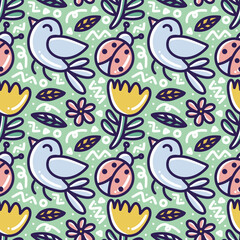 pattern of garden doodle