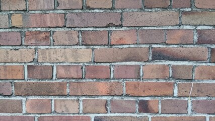 Steinmauer aus Ziegeln oder Naturstein