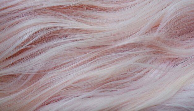 Pink Hair Texture. Close Up Of Pink Hair Fibers. Texture. Pink Aesthetic. 