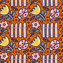 pattern of garden doodle