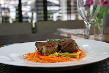 delicious and tasty mignon medallion