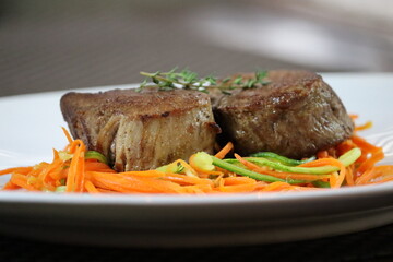 delicious and tasty mignon medallion