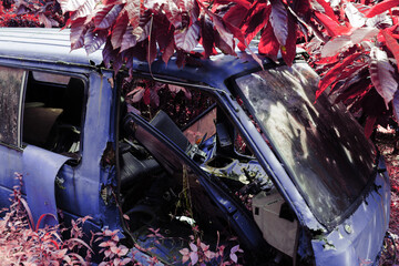broken car
