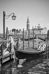 Fotobehang Gondola  in Venice in Italy © Roman Sigaev