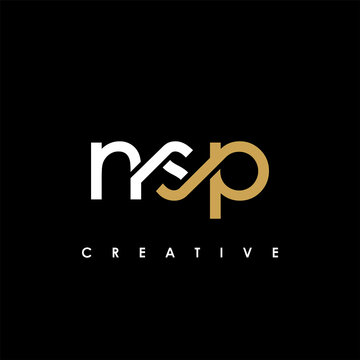 NSP Letter Initial Logo Design Template Vector Illustration