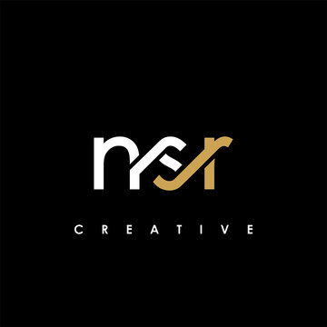 NSR Letter Initial Logo Design Template Vector Illustration