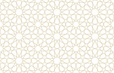 Seamless original pattern in authentic arabian style.