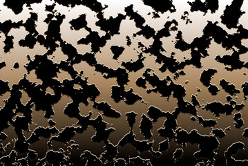 Obraz premium Abstract ink dots, spots fantasy background. 3d illustration 