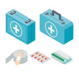 five first aid icons