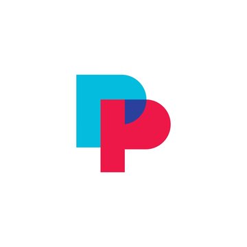 PP logo design inspiration vector template