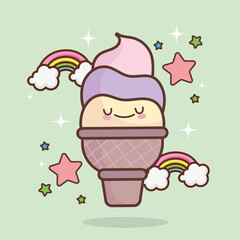 cute ice cream funny
